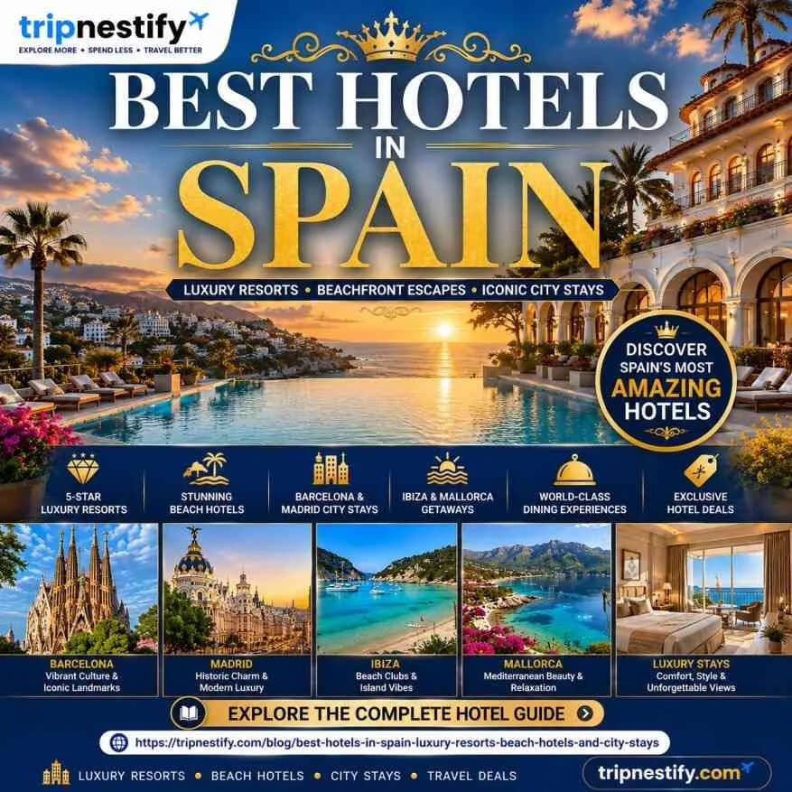 Best Hotels in Spain: Luxury Resorts, Beach Hotels & City Stays Guide
