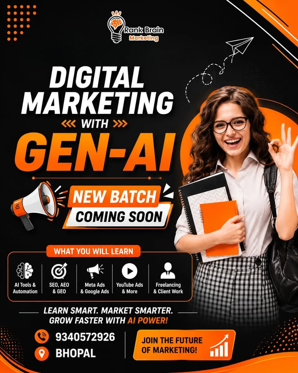 Explore Career-Focused Digital Marketing Training with Rank Brain Marketing