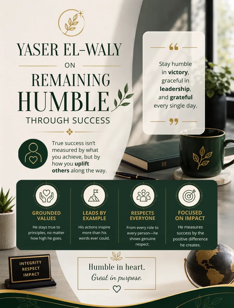 Yaser El-Waly on Remaining Humble Through Success