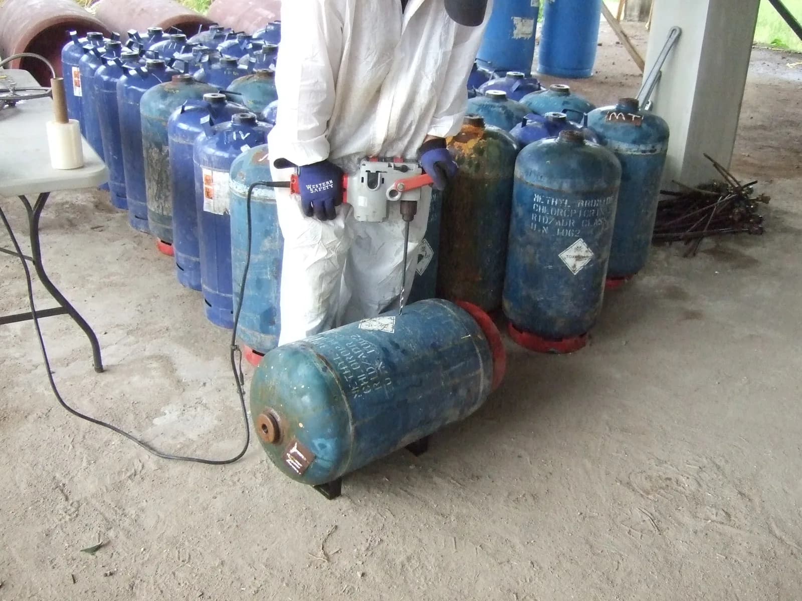 On-Site Gas Cylinder Disposal