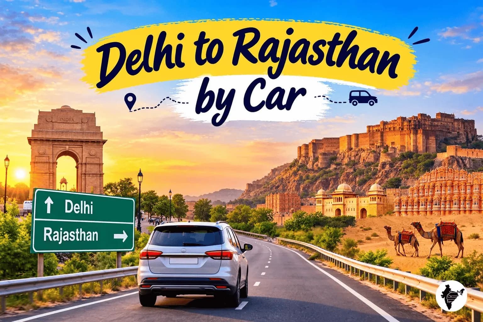 Delhi to Rajasthan by Car