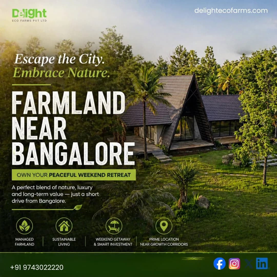 Premium Agriculture Land for Sale in Sakleshpur | Delightecofarm