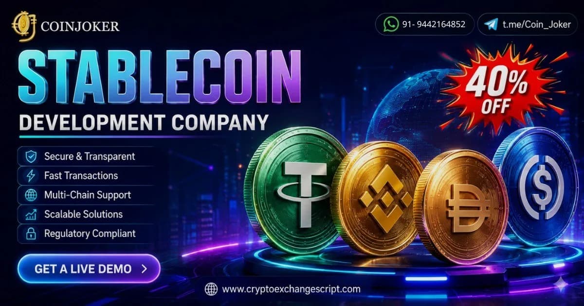Modernize Global Payment Operations with Custom Stablecoin Development Services 