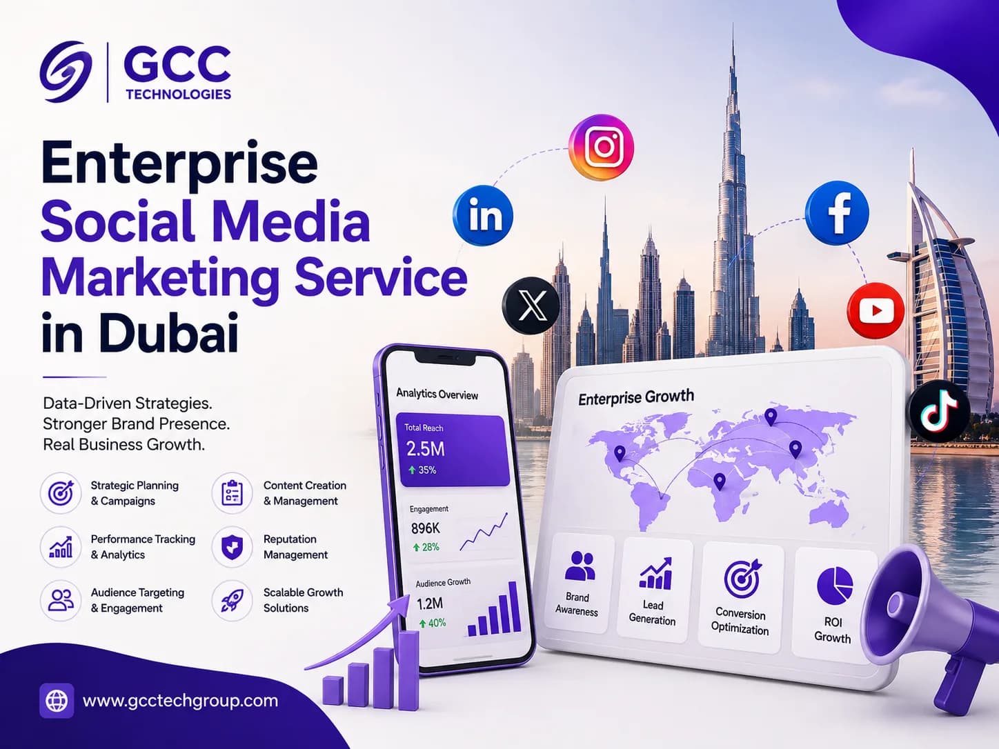 Scale Your Brand with Enterprise Social Media Marketing in Dubai