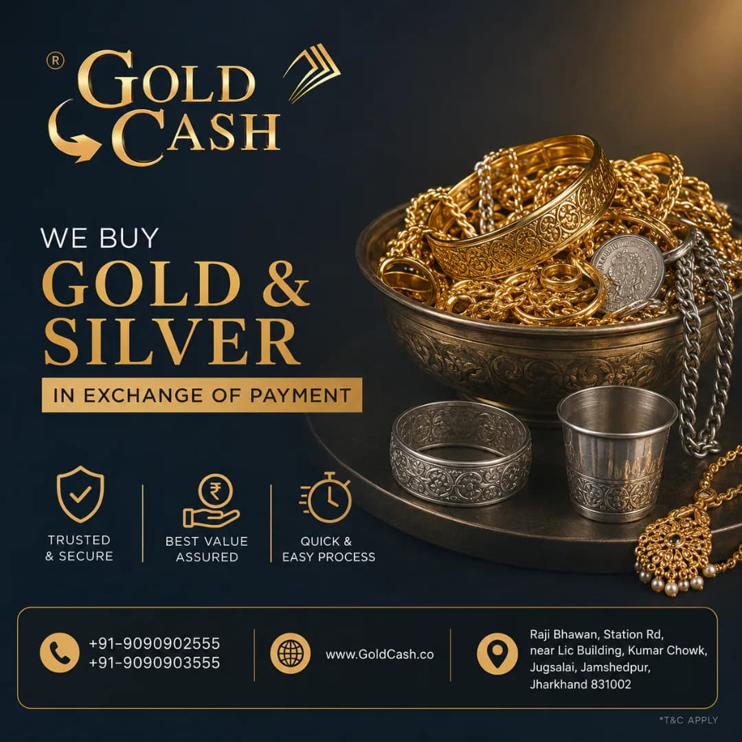 Sell gold in Jamshedpur Price – Gold Cash Limited