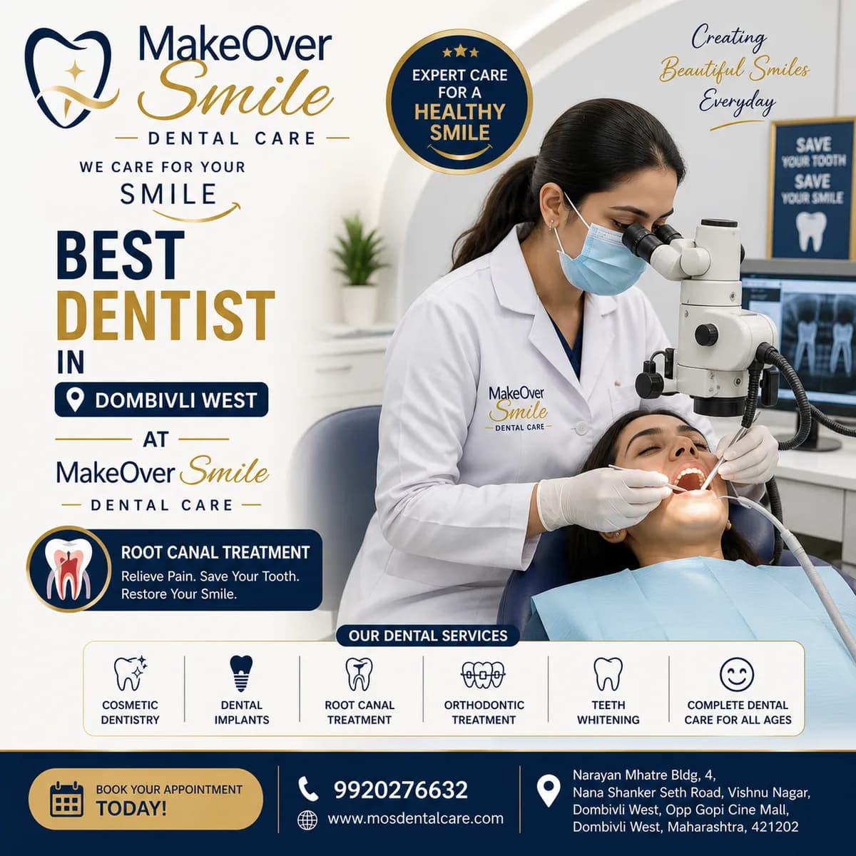 Best Dentists in Dombivli West | MakeOver Smile Dental Care Clinic