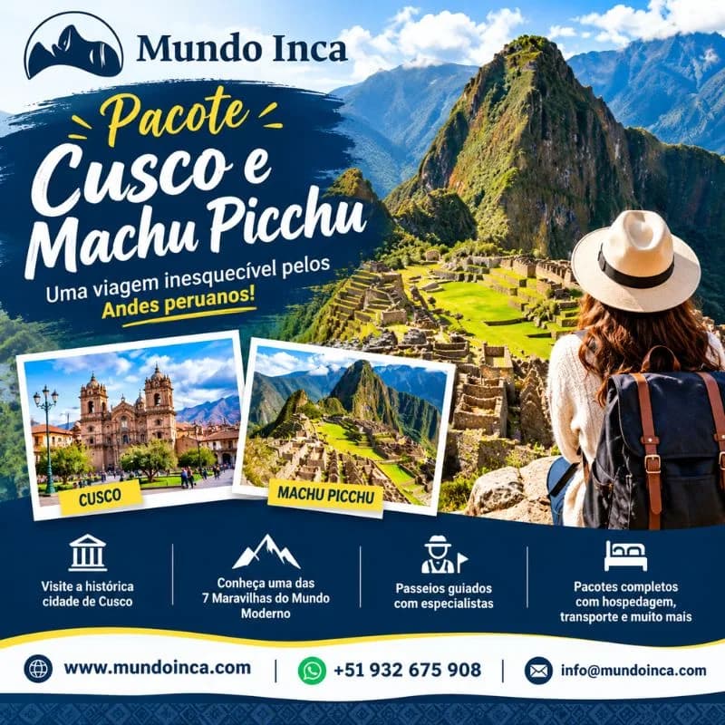 Pacote Cusco e Machu Picchu com a Agência Mundo Inca