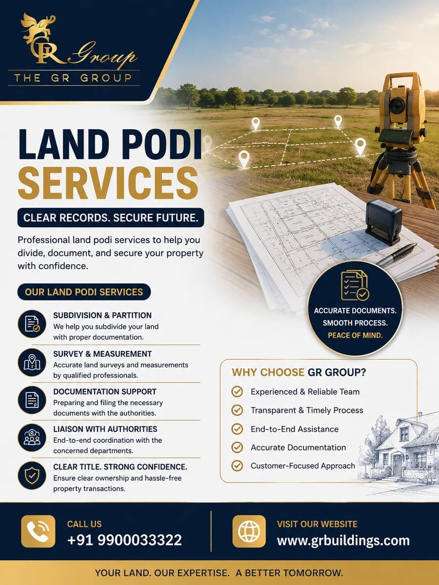 land podi services in Bangalore