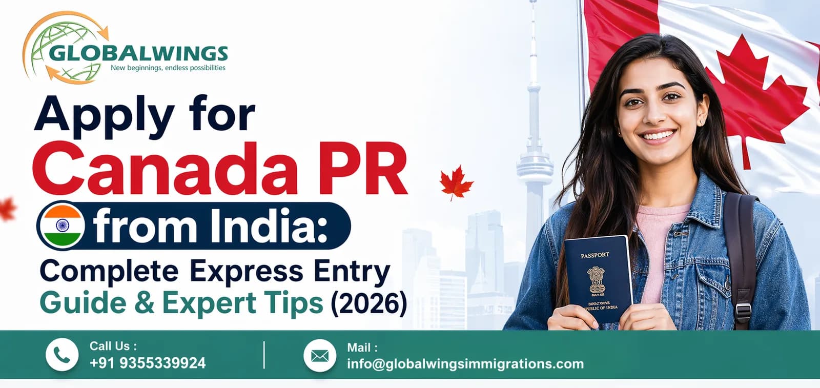 Apply for Canada PR from India: Complete Express Entry Guide & Expert Tips (2026)
