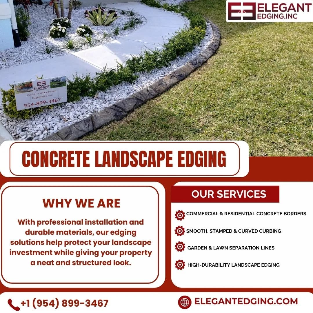 Best Concrete Edging Company Near Melbourne, FL