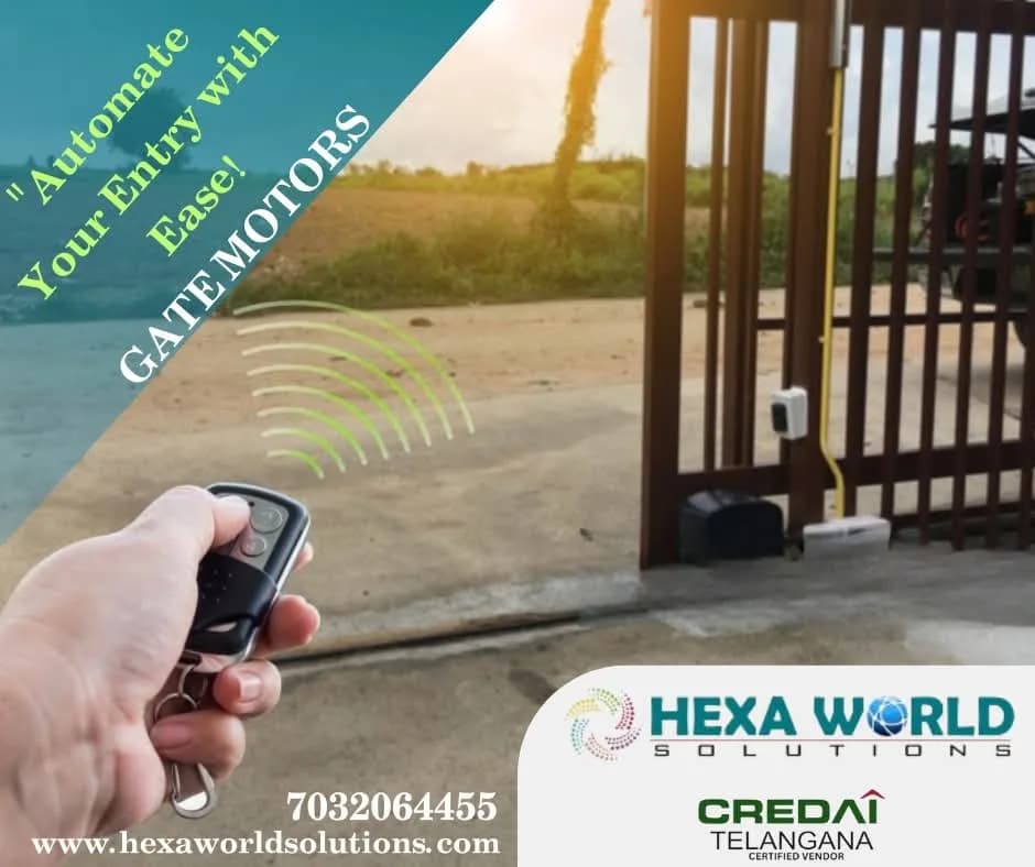 Automatic Gates in Hyderabad by Hexaworld – Smart Access & Boom Barrier Solutions
