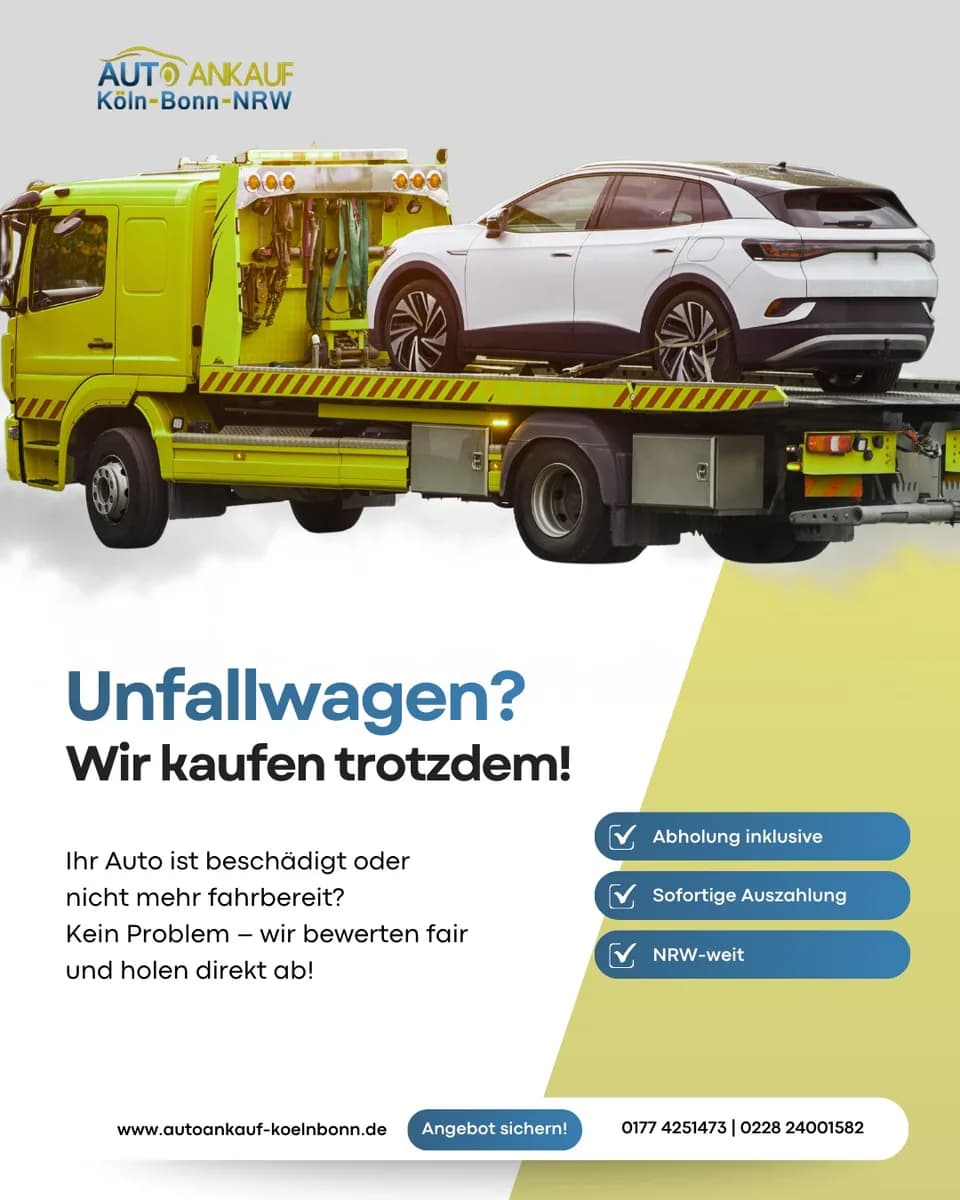 Verkaufen Sie Ihren Gebrauchtwagen in Bonn – schnell und einfach