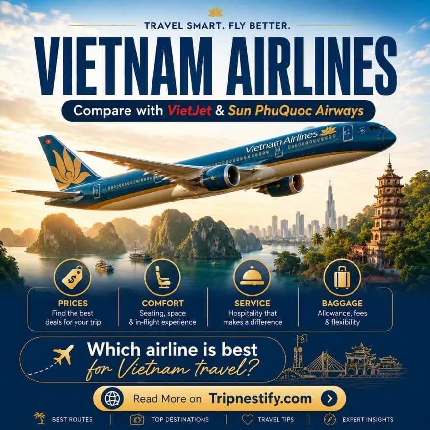 Vietnam Airlines vs VietJet vs Sun PhuQuoc Airways: Which Airline Is Best? | Tripnestify