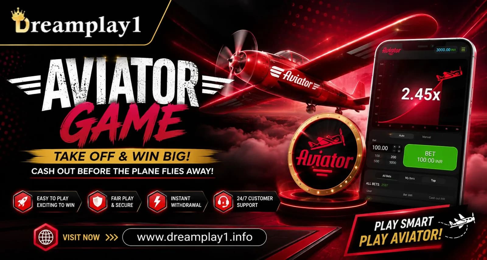 Dreamplay1 Aviator Game – Play the Popular Aviator Game Online