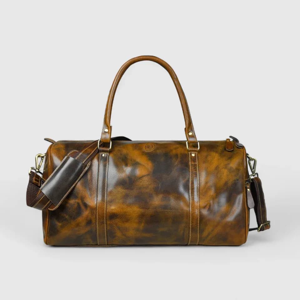 Premium Genuine Leather Bags for Men | Executive Briefcases & Travel Duffles