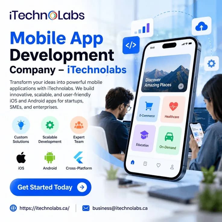 Mobile App Development Company to Turn Ideas Into Powerful Apps - iTechnolabs