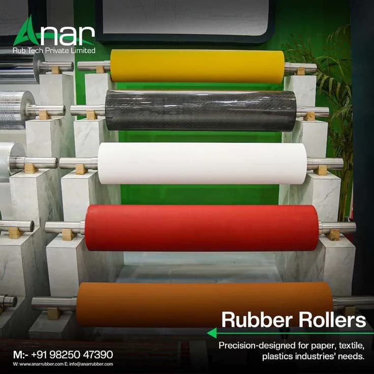 Trusted Rubber Roller Manufacturer in India for Industrial Applications 