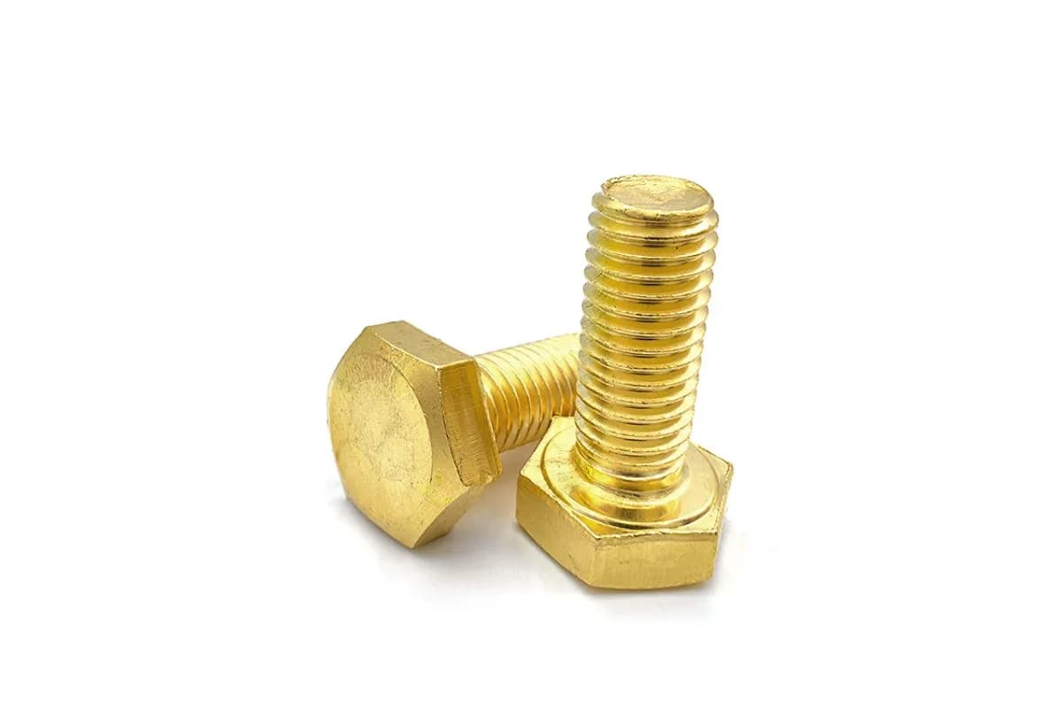  Premium Quality Brass Hex Head Bolts 