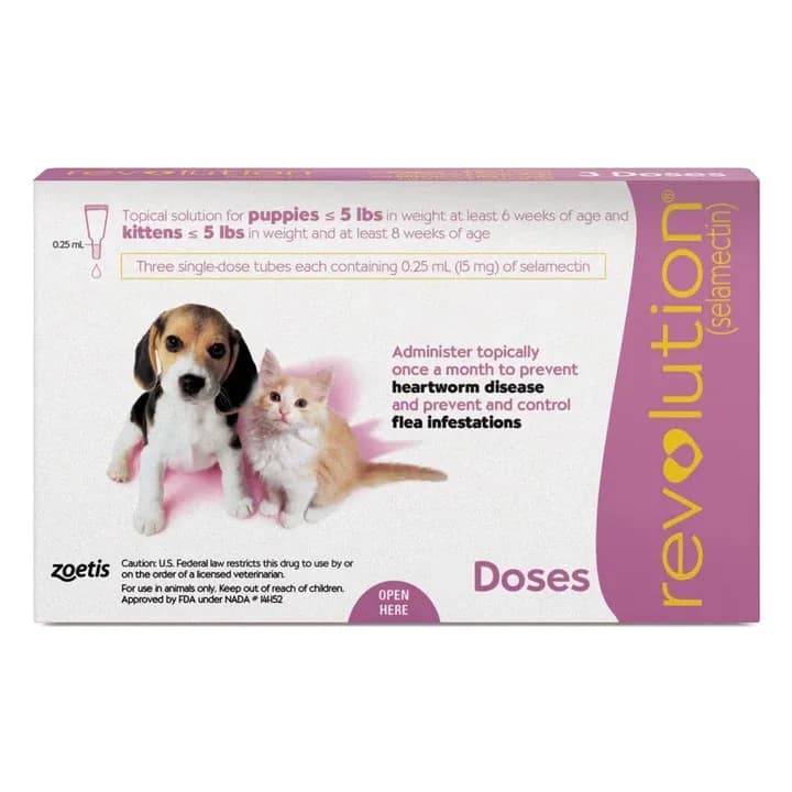 25% Off Labor Day – Revolution Heartworm Treatment for Pets