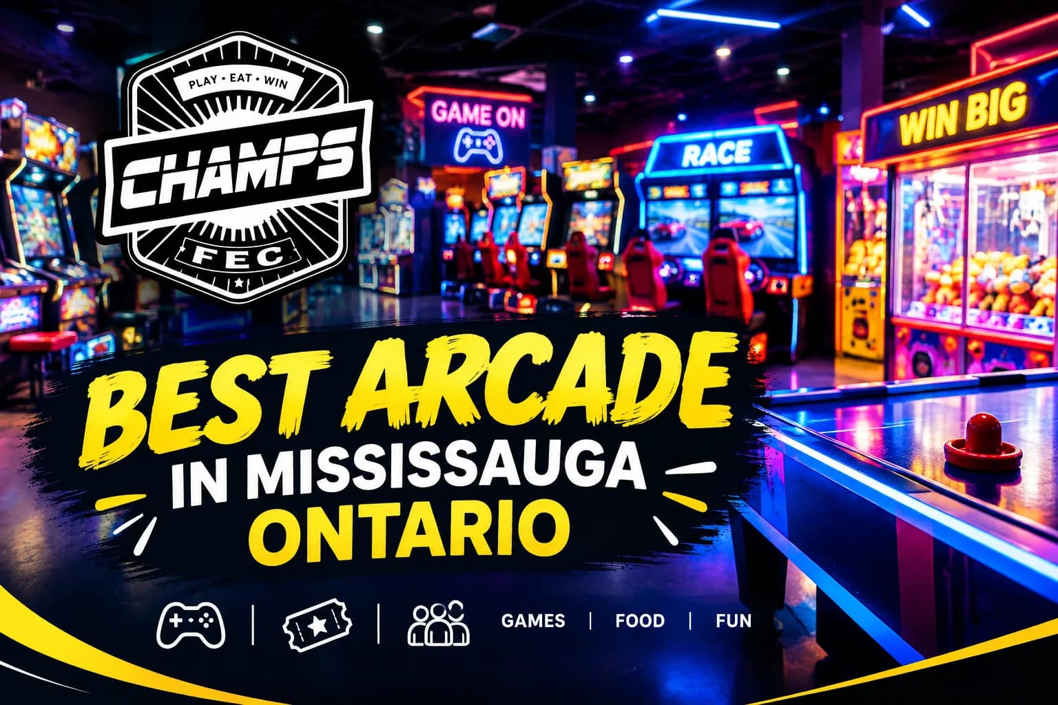 Experience Fun & Entertainment at the Best Arcade in Mississauga Ontario