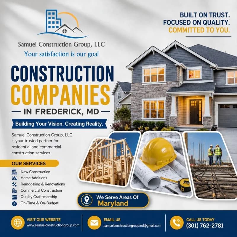 Professional Construction Companies in Frederick, MD