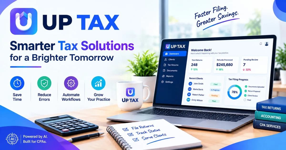 UP TAX AI Tax Preparation Software for Filers and Small Businesses