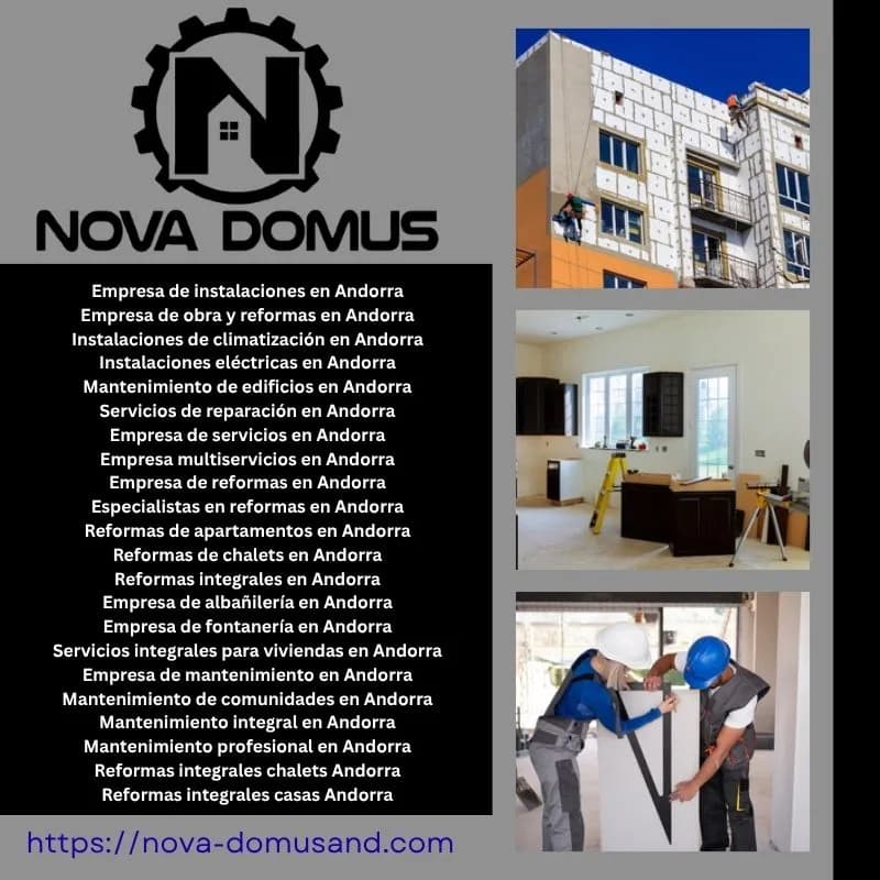 Empresa multiservicios en Andorra para hogares y negocios | Nova Domusand
