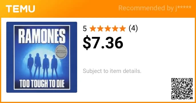 Ramones: 'Too Tough To Die!'