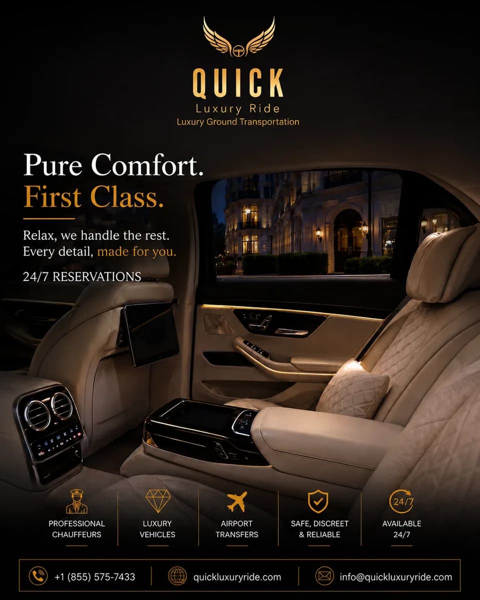 JFK to Manhattan Luxury Limo | Best Rates & 24/7 Availability