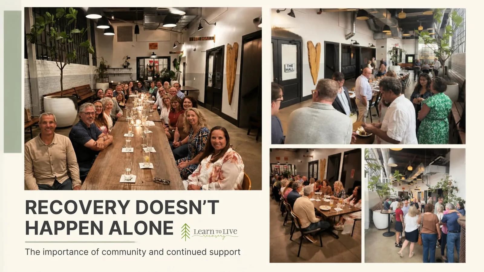 Recovery Doesn't Happen Alone