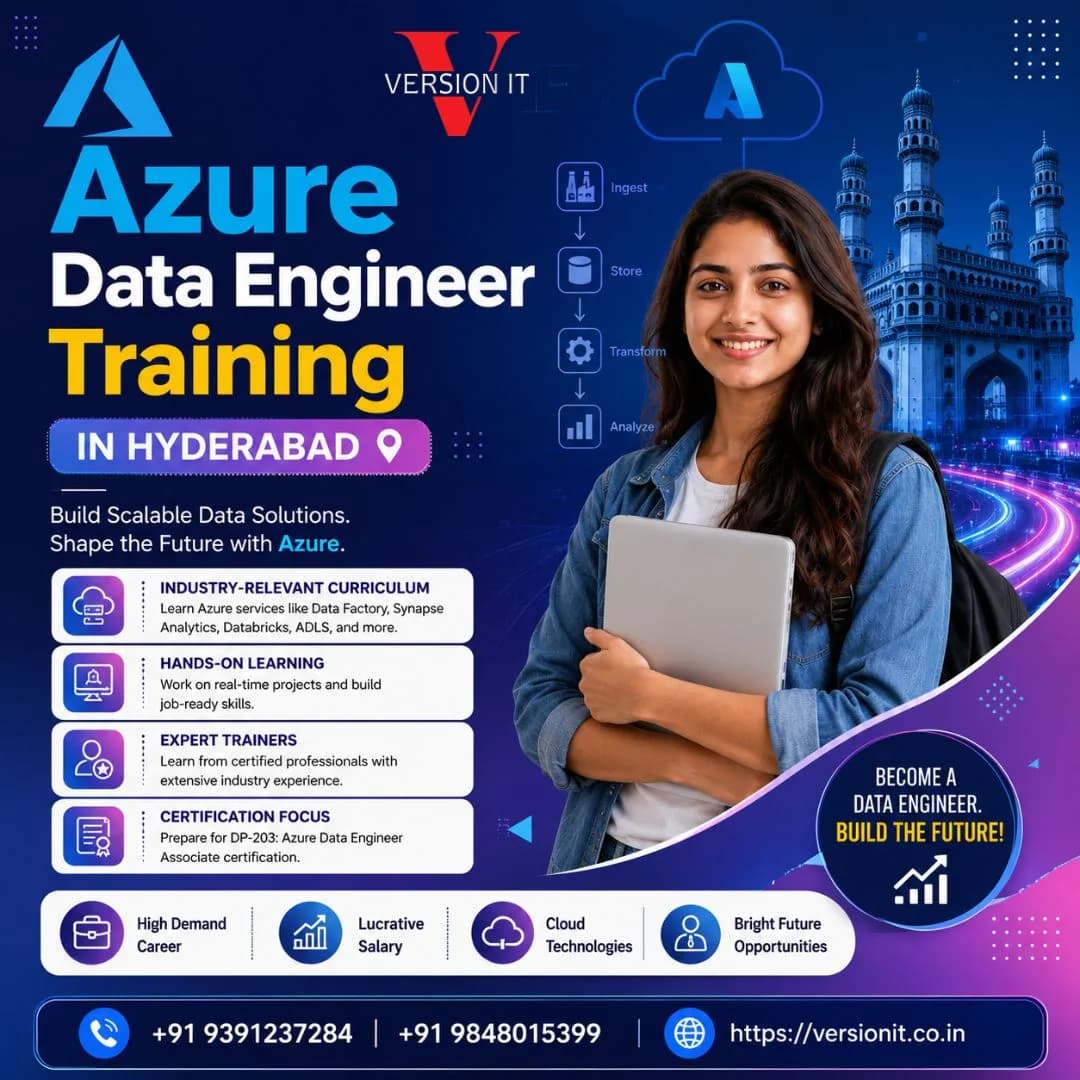 Azure Data Engineer Training in Hyderabad – Expert Course