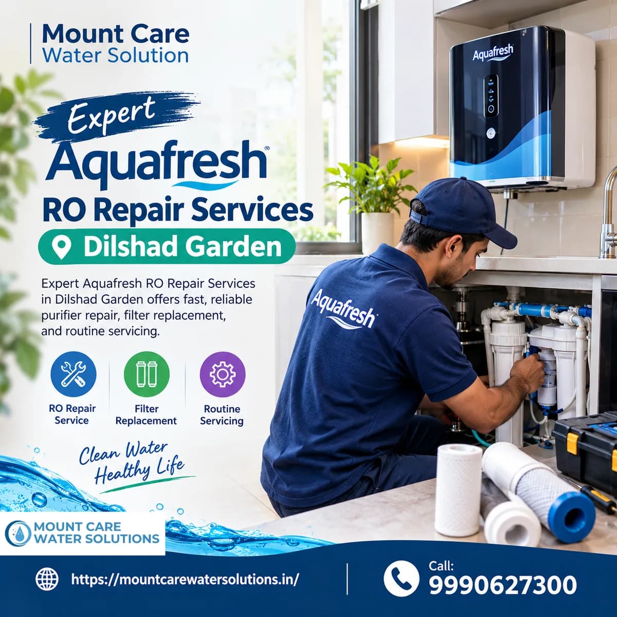 Expert Aquafresh RO Repair Services Dilshad Garden