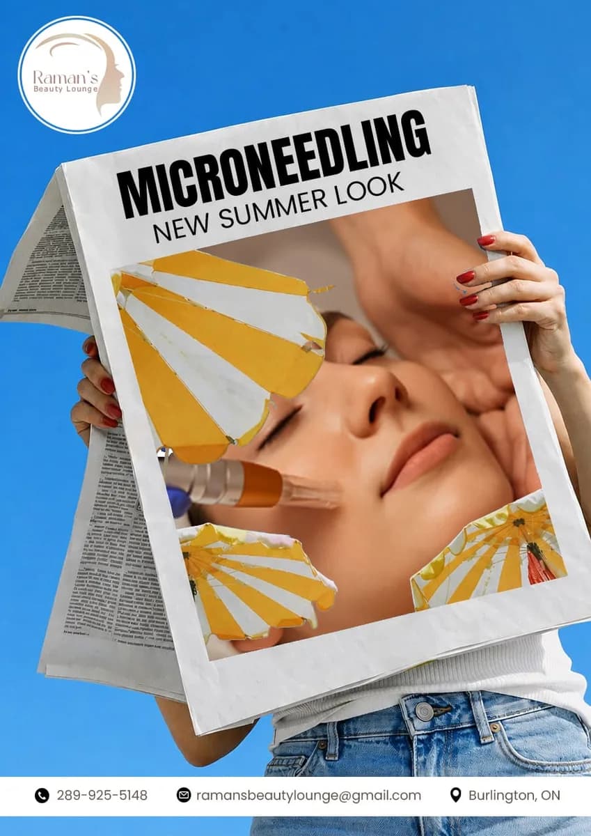 Microneedling & Hydrabrasion in Burlington for Skin Texture 