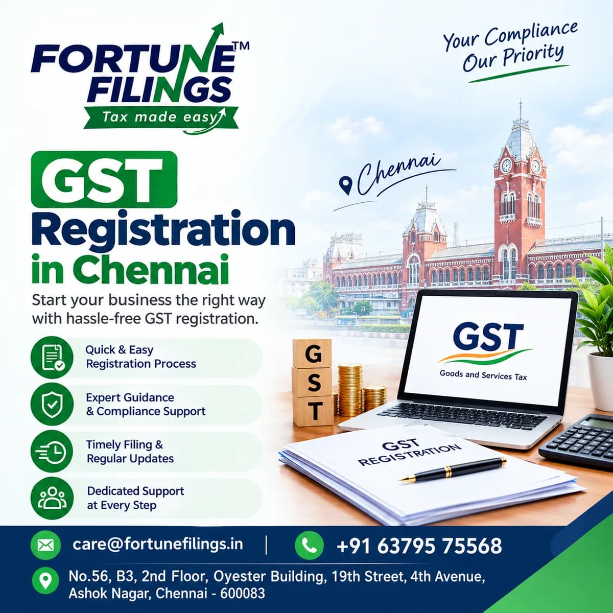 GST Registration in Chennai: A Simple Guide for Businesses