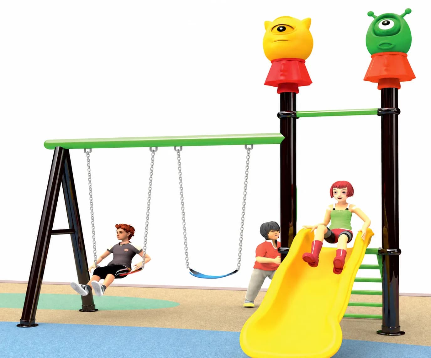 Multi Play Station QFO-MPS-01 | Quality FRP – Outdoor Playground Equipment