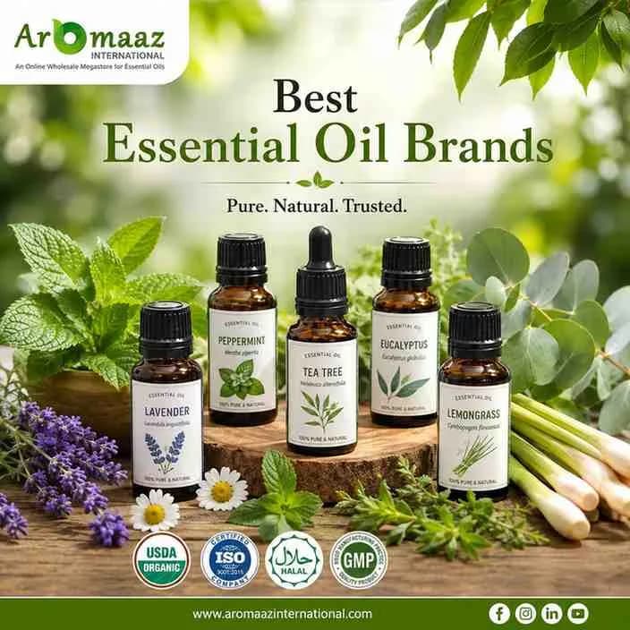 Best Essential Oil Brands Premium Quality by Aromaaz International