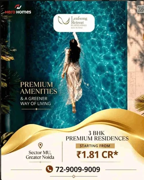 Hero Leafsong Retreat Sector MU Greater Noida | 3 BHK Flats
