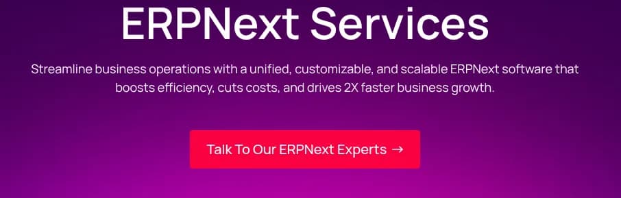 Certified ERPNext Service & Custom Implementation | Ksolves