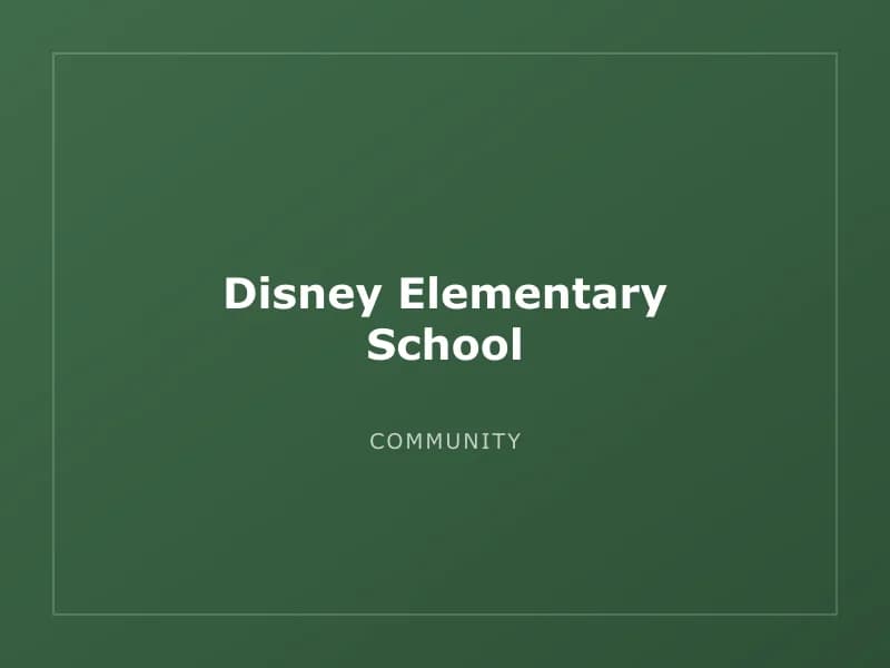 Disney Elementary School
