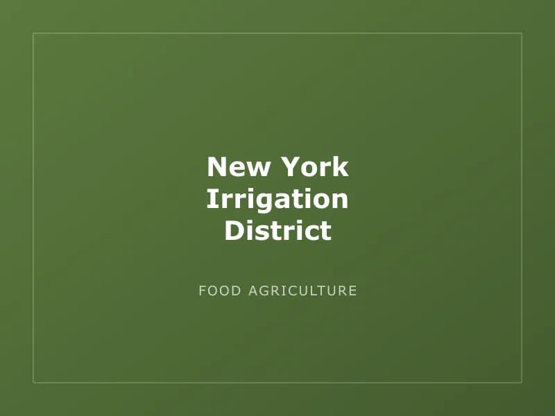 New York Irrigation District