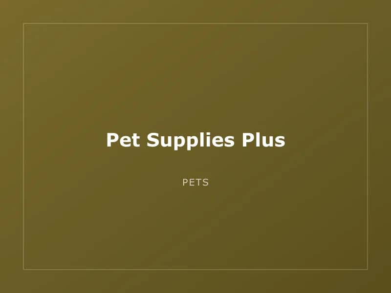 Pet Supplies Plus