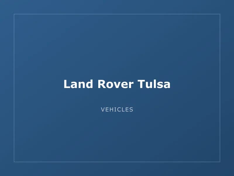 Land Rover Tulsa