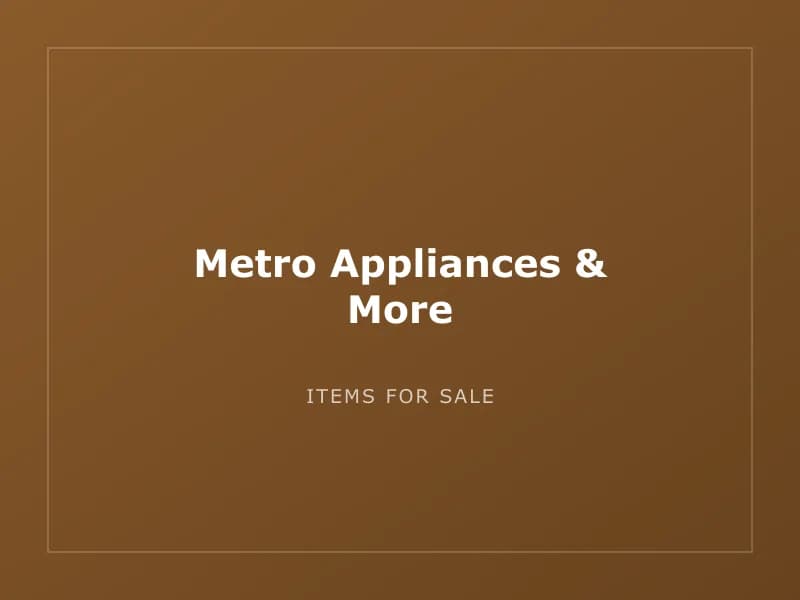 Metro Appliances & More