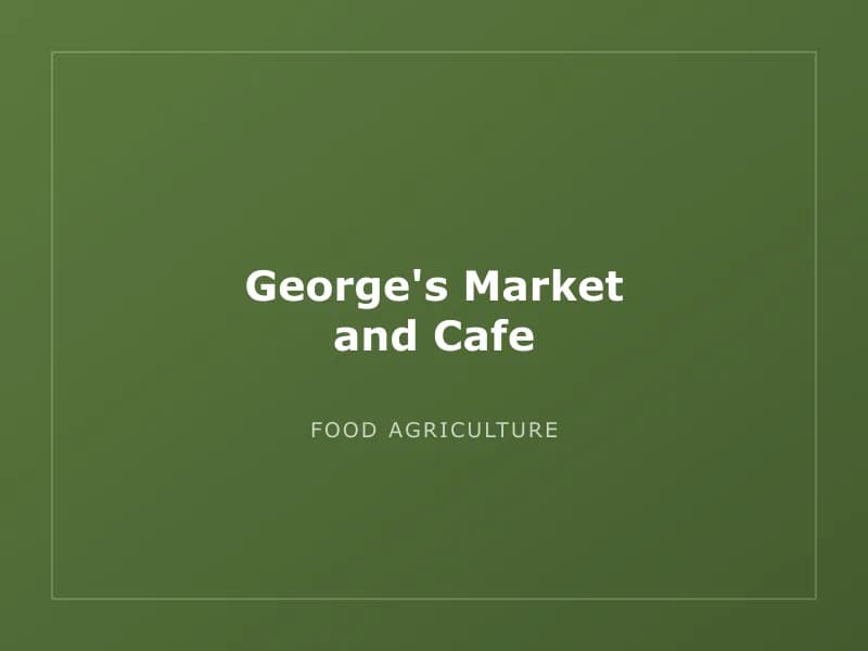 George's Market and Cafe