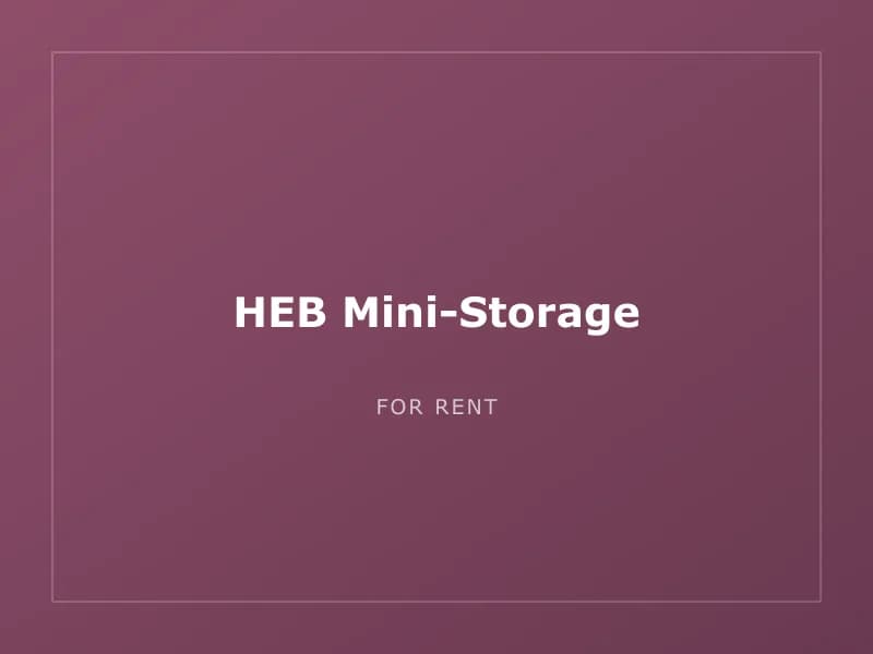 HEB Mini-Storage