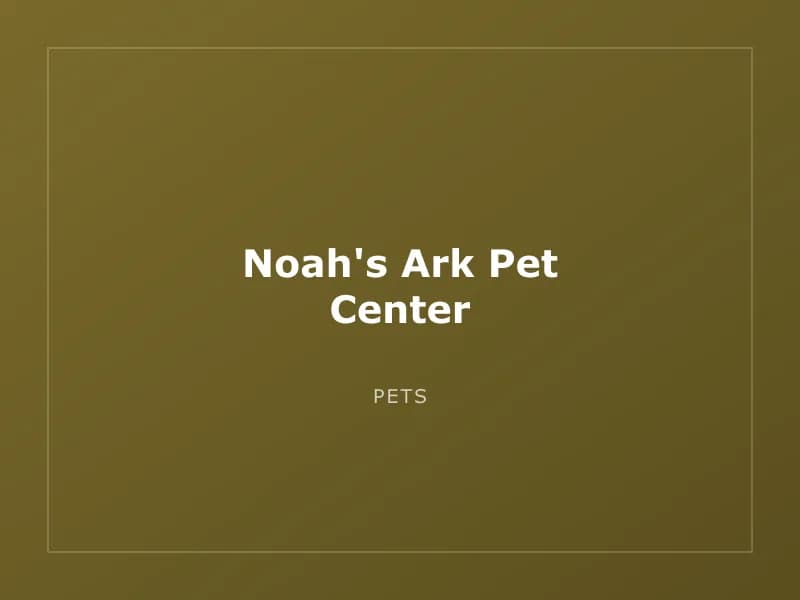 Noah's Ark Pet Center