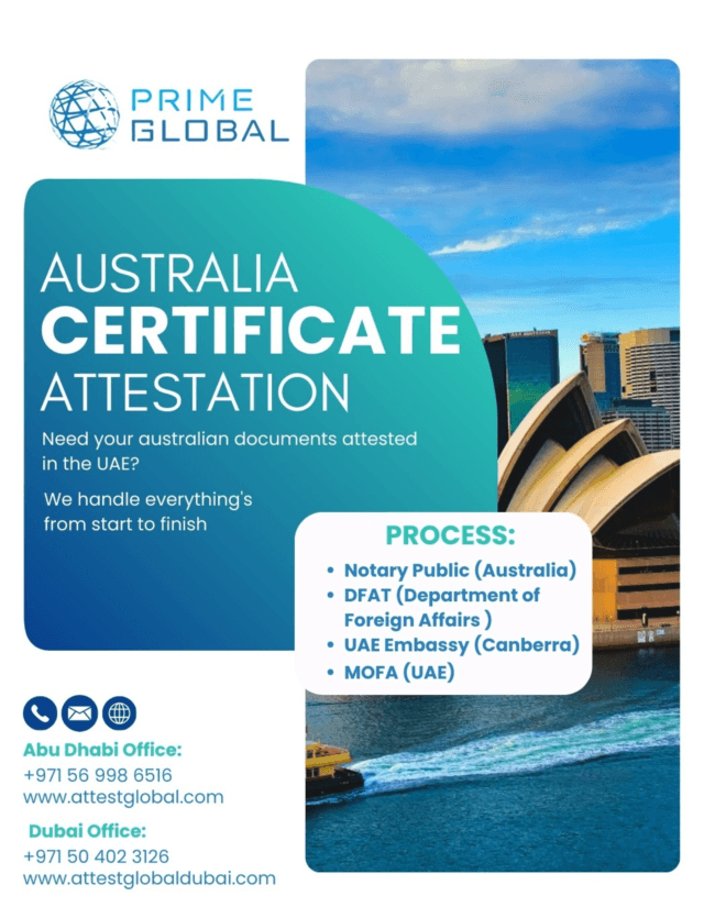The Simplest Way to Attest Australian Certificates in the Emirates