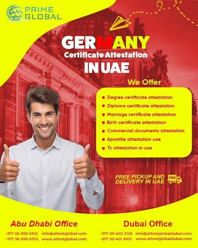 Germany Document Legalization UAE โ Accredited Attestation Agency