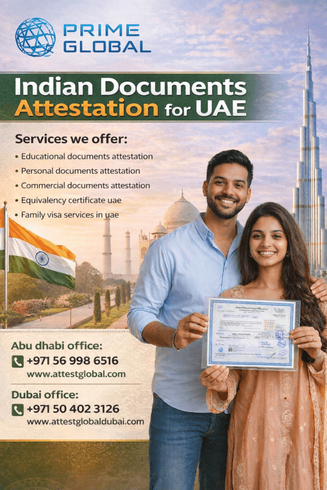 Fast Indian Document Authentication for Work, Study & Residency in UAE
