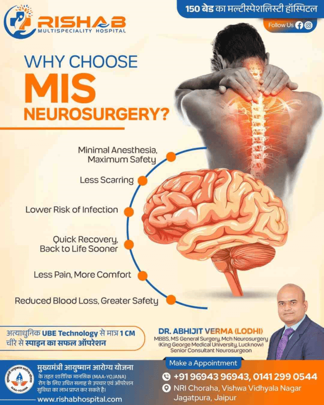 Why Choose MIS Neurosurgery at Rishab Multispeciality Hospital?